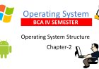 Operating System Structure-BCA IV Semester